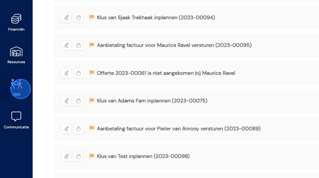 Spesenabrechnung eines Mitarbeiters verarbeiten: Screenshot 1