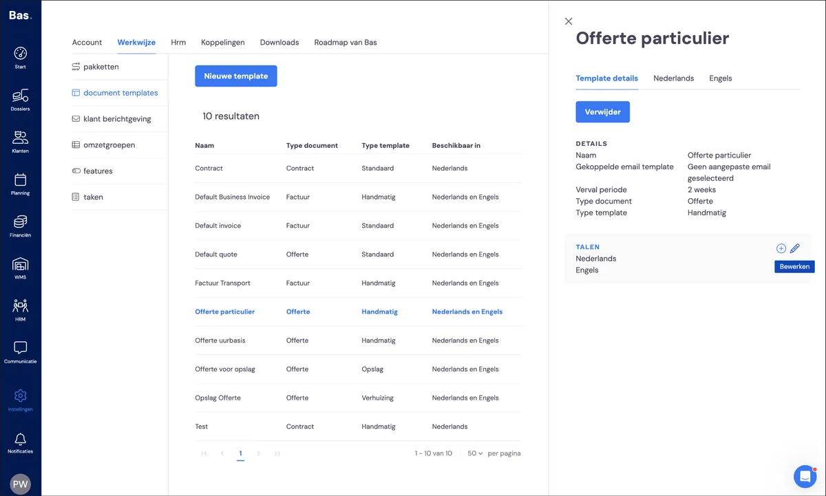 Modèles de documents: capture d'écran 3