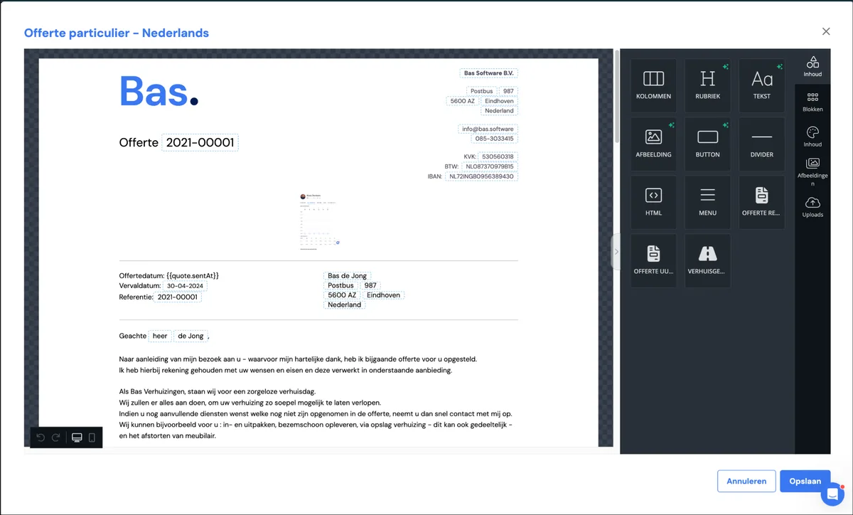 Modèles de documents: capture d'écran 6