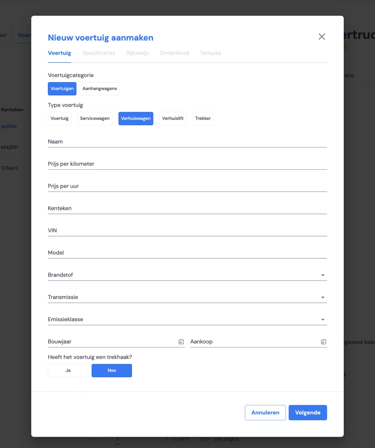Manage your vehicles: screenshot 3
