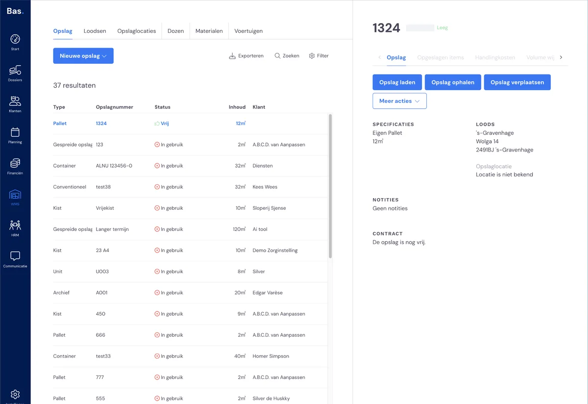 Stocker des articles pour un client (sans chantier): capture d'écran 1