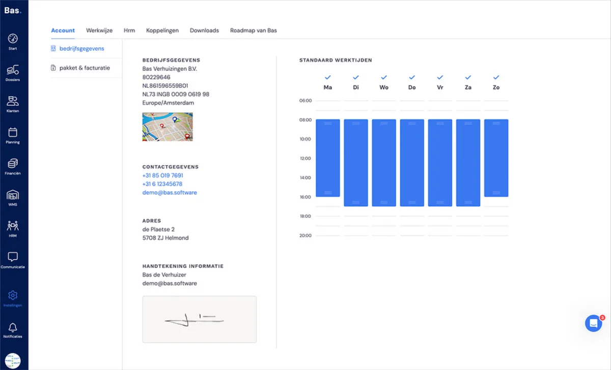 Company details: screenshot 1