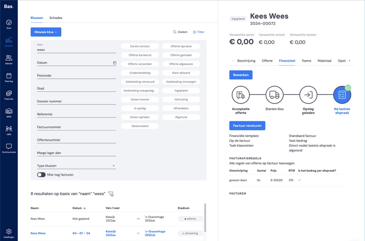 Send the invoice and pay for your removal: screenshot 1
