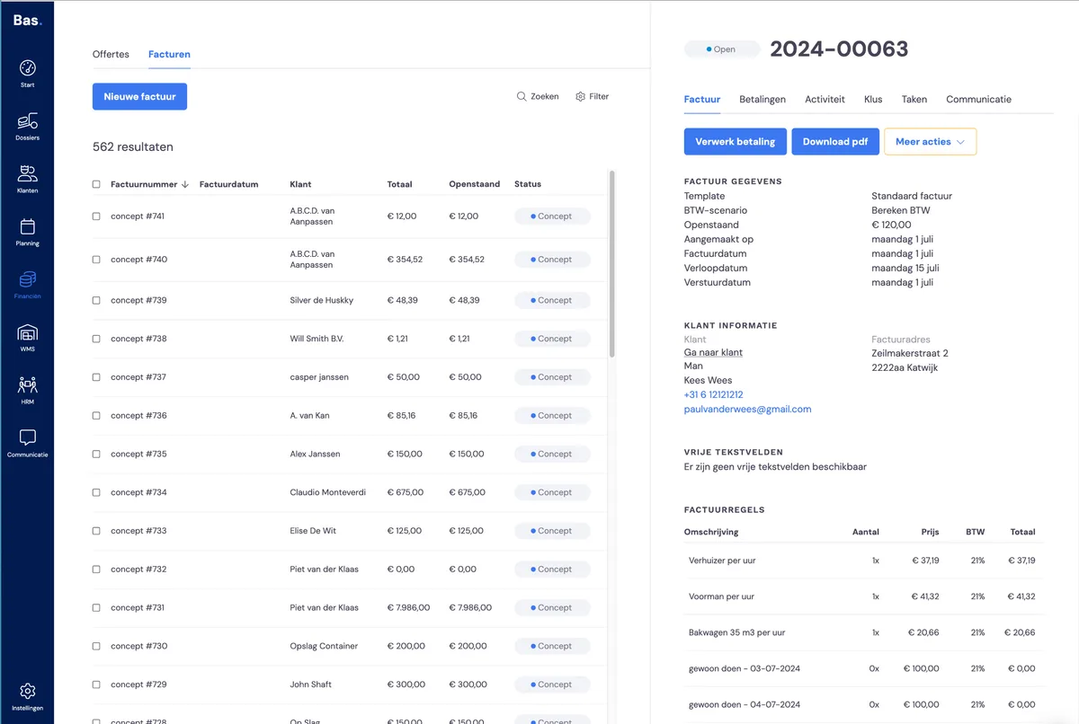 Send the invoice and pay for your removal: screenshot 6