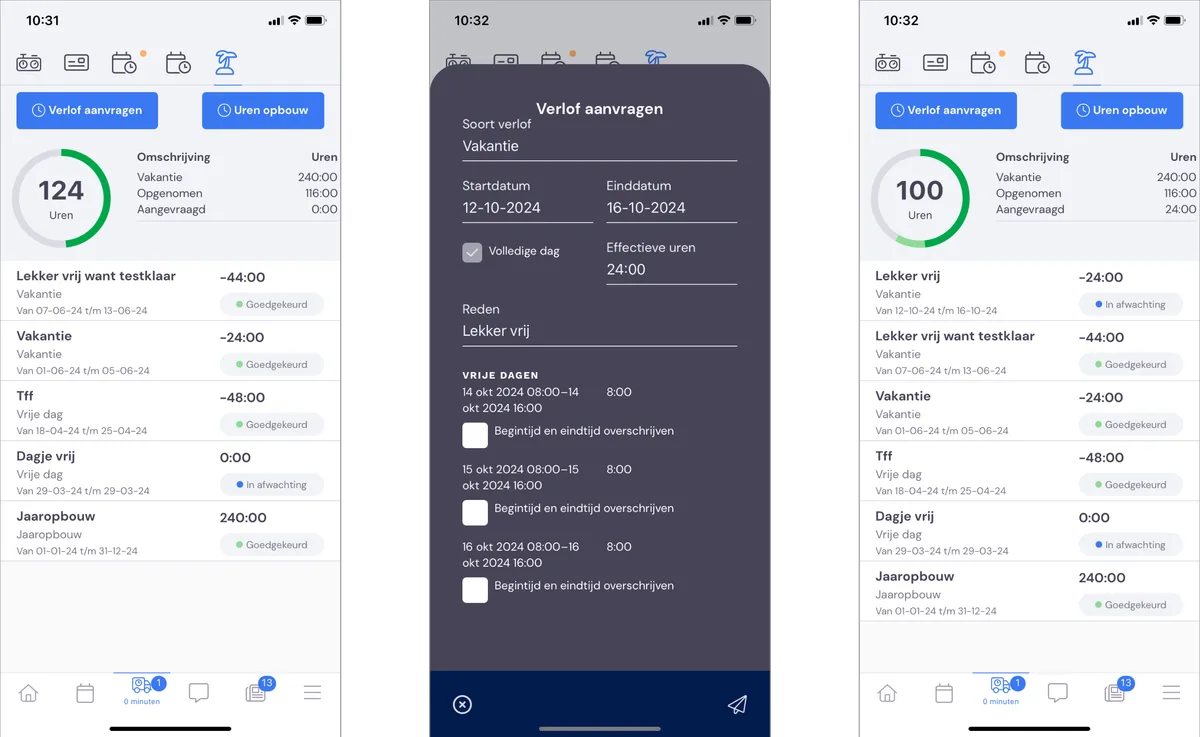 Register leave: screenshot 3