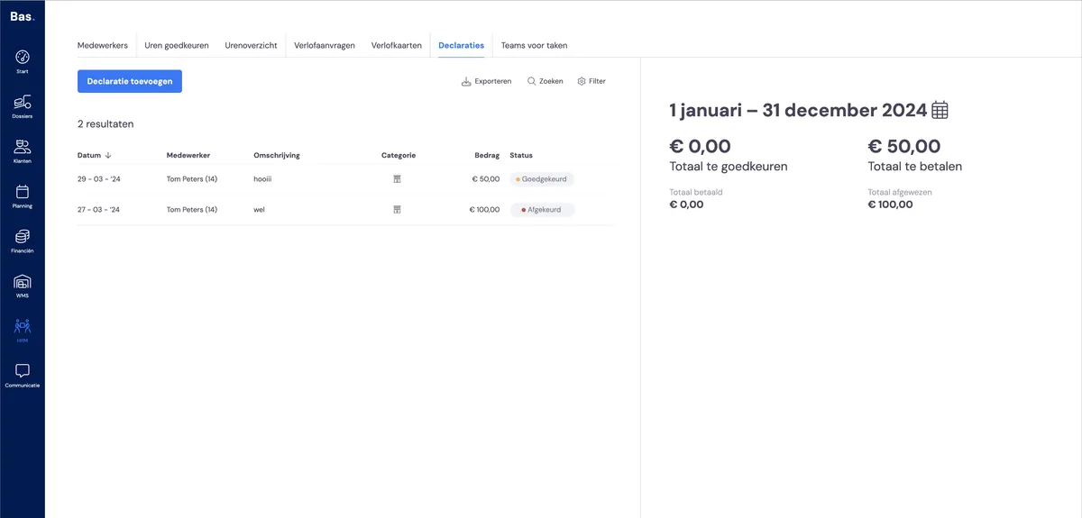Bearbeiten Sie eine Spesenabrechnung: Screenshot 1