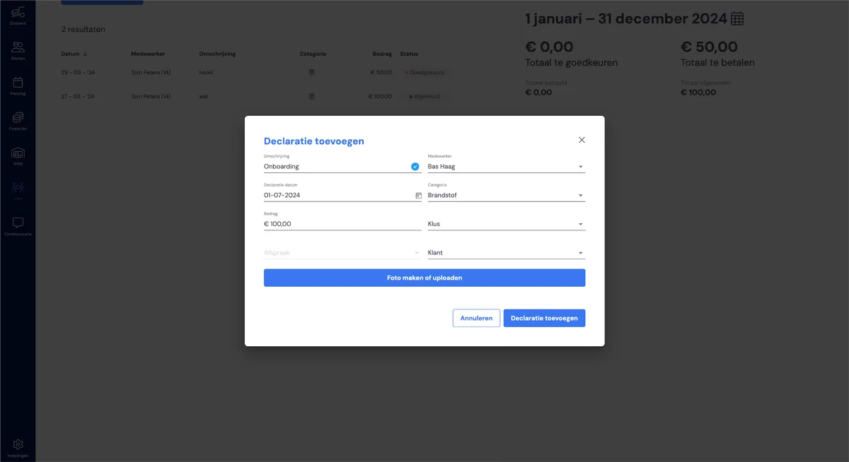 Bearbeiten Sie eine Spesenabrechnung: Screenshot 2
