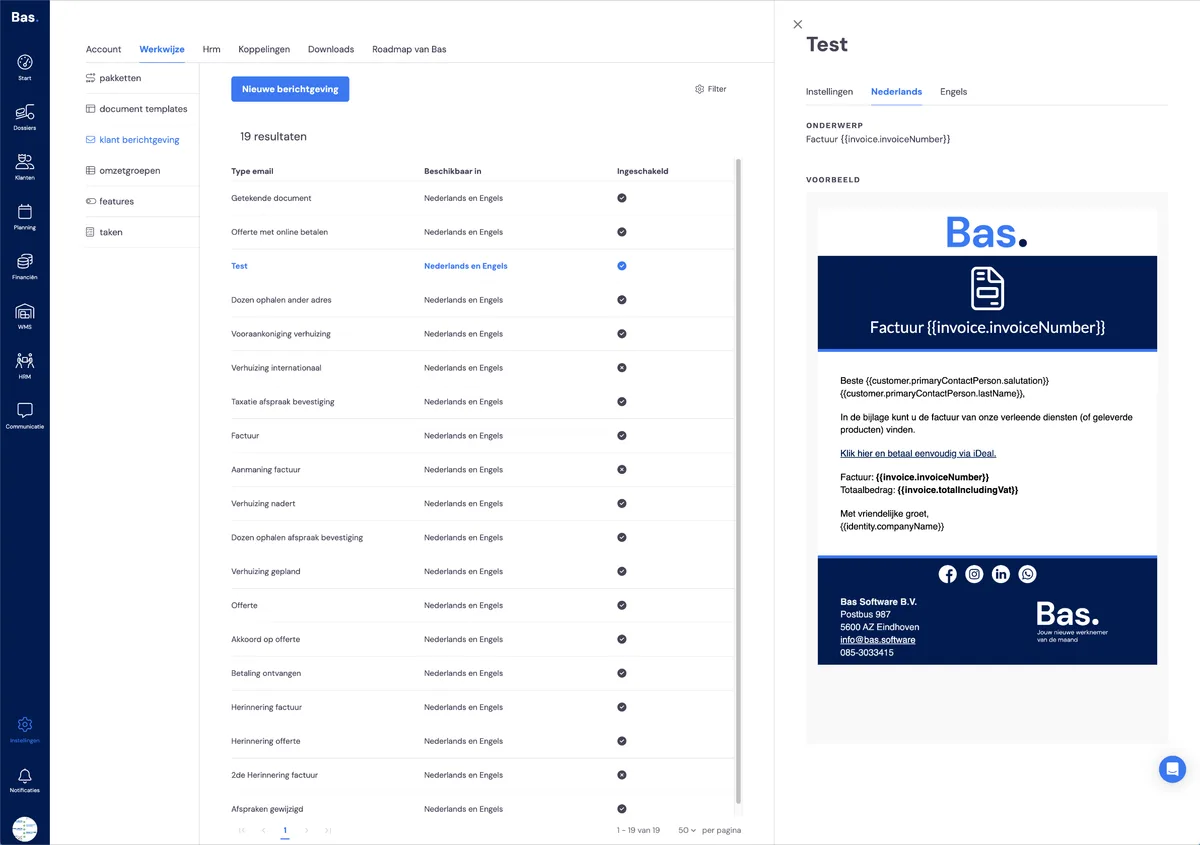 Adding view quote, accept quote and pay invoice online to emails: screenshot 1