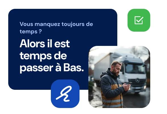 Bloc de texte sur le gain de temps avec Bas